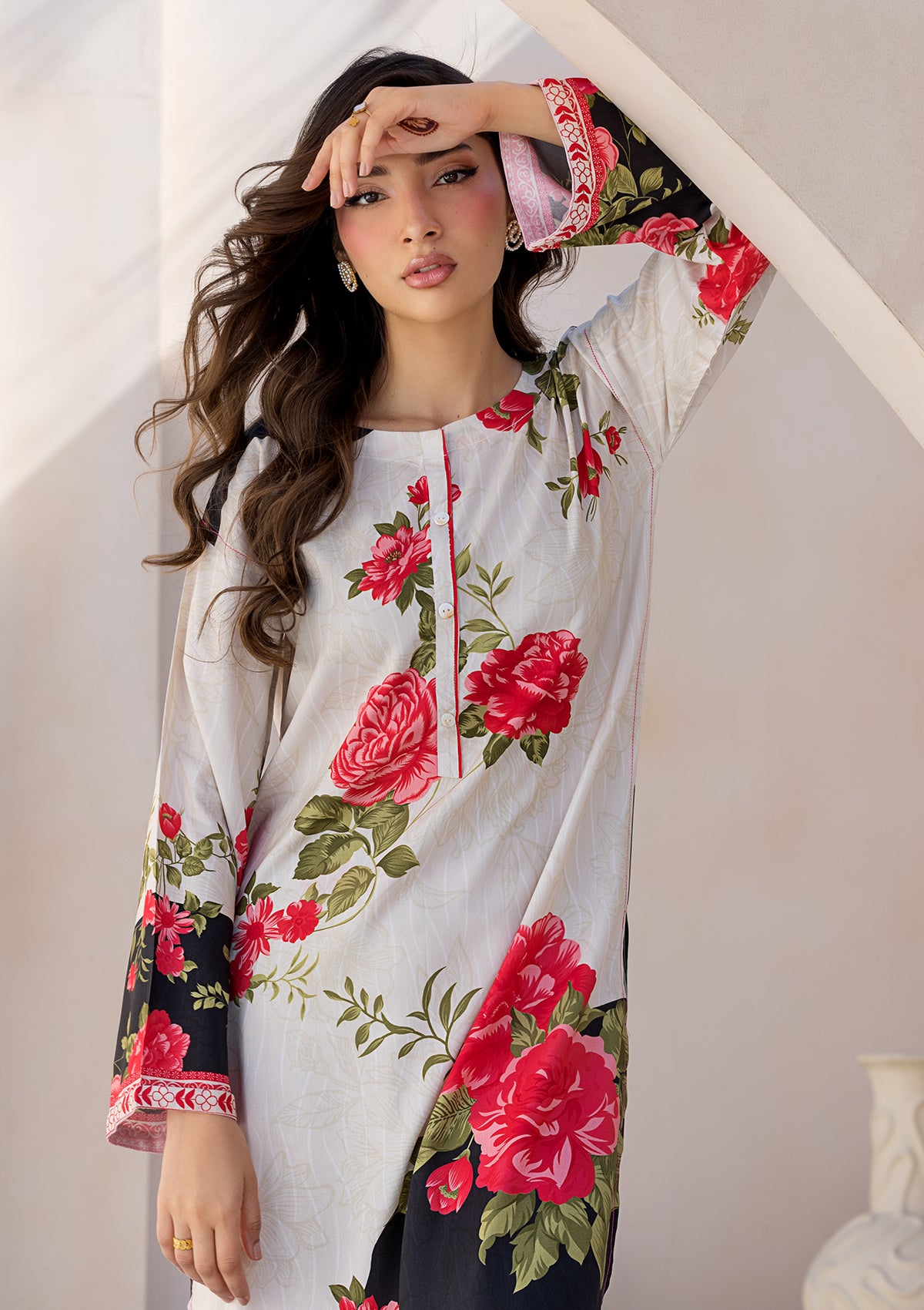 PRINTED LAWN BT6685-CRM