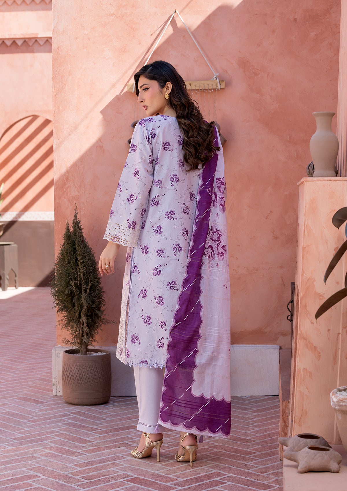 PRINTED CHICKENKARI LAWN BT006697-LPR