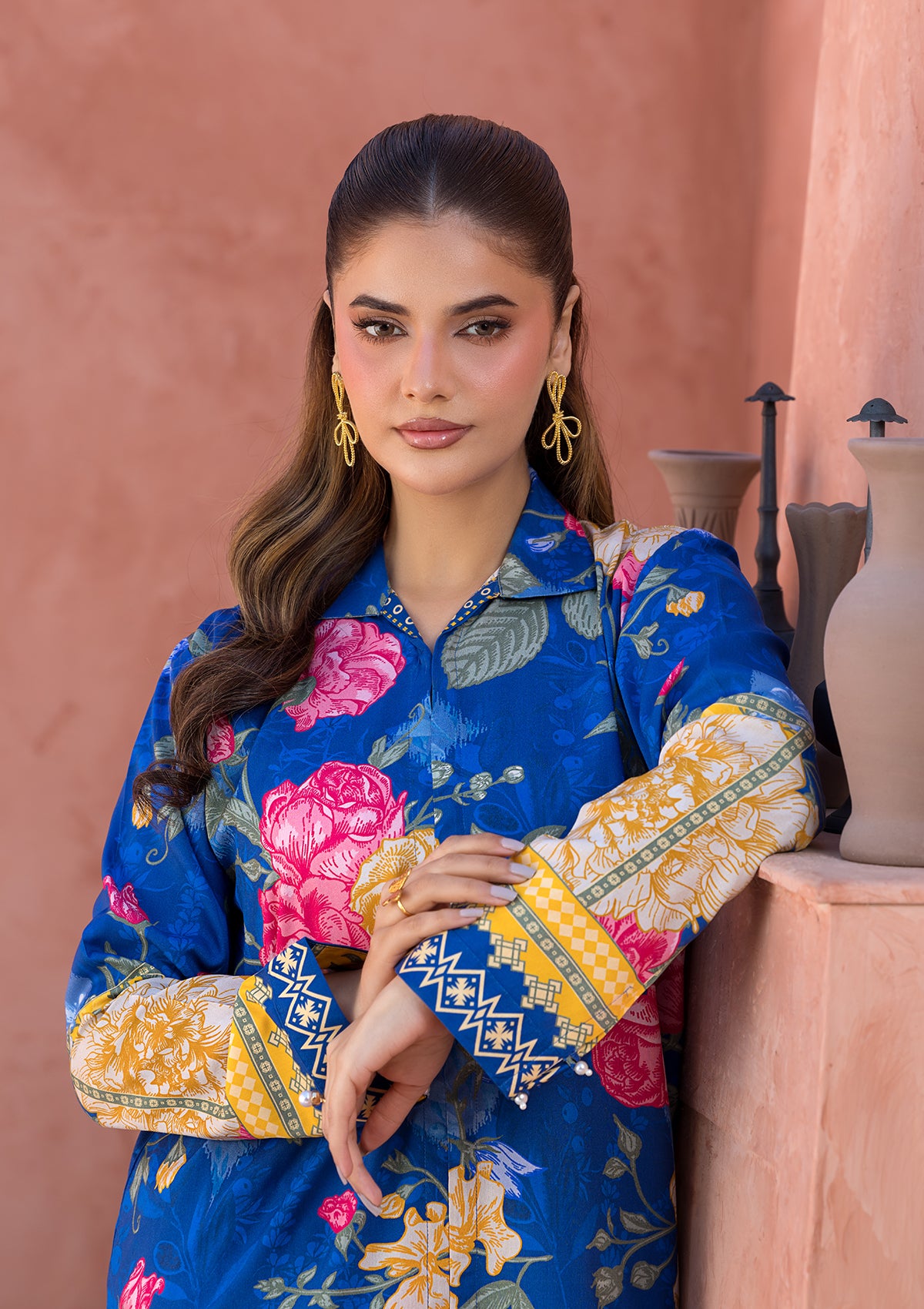 PRINTED LAWN BT006685-DBL