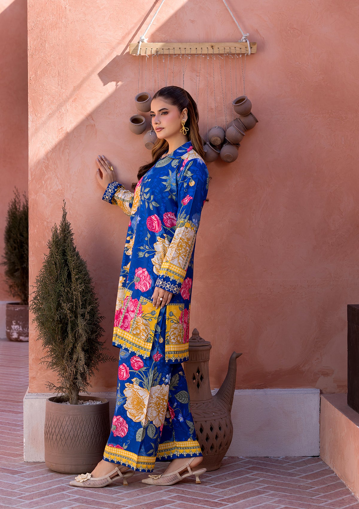 PRINTED LAWN BT006685-DBL