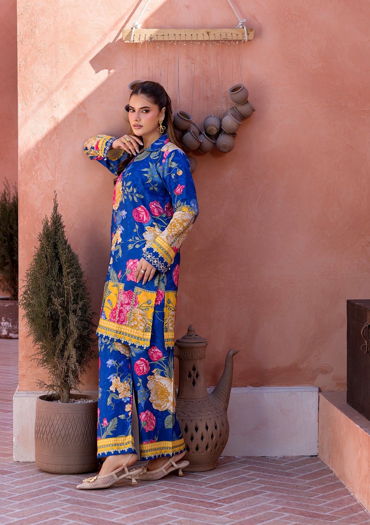 PRINTED LAWN BT006685-DBL