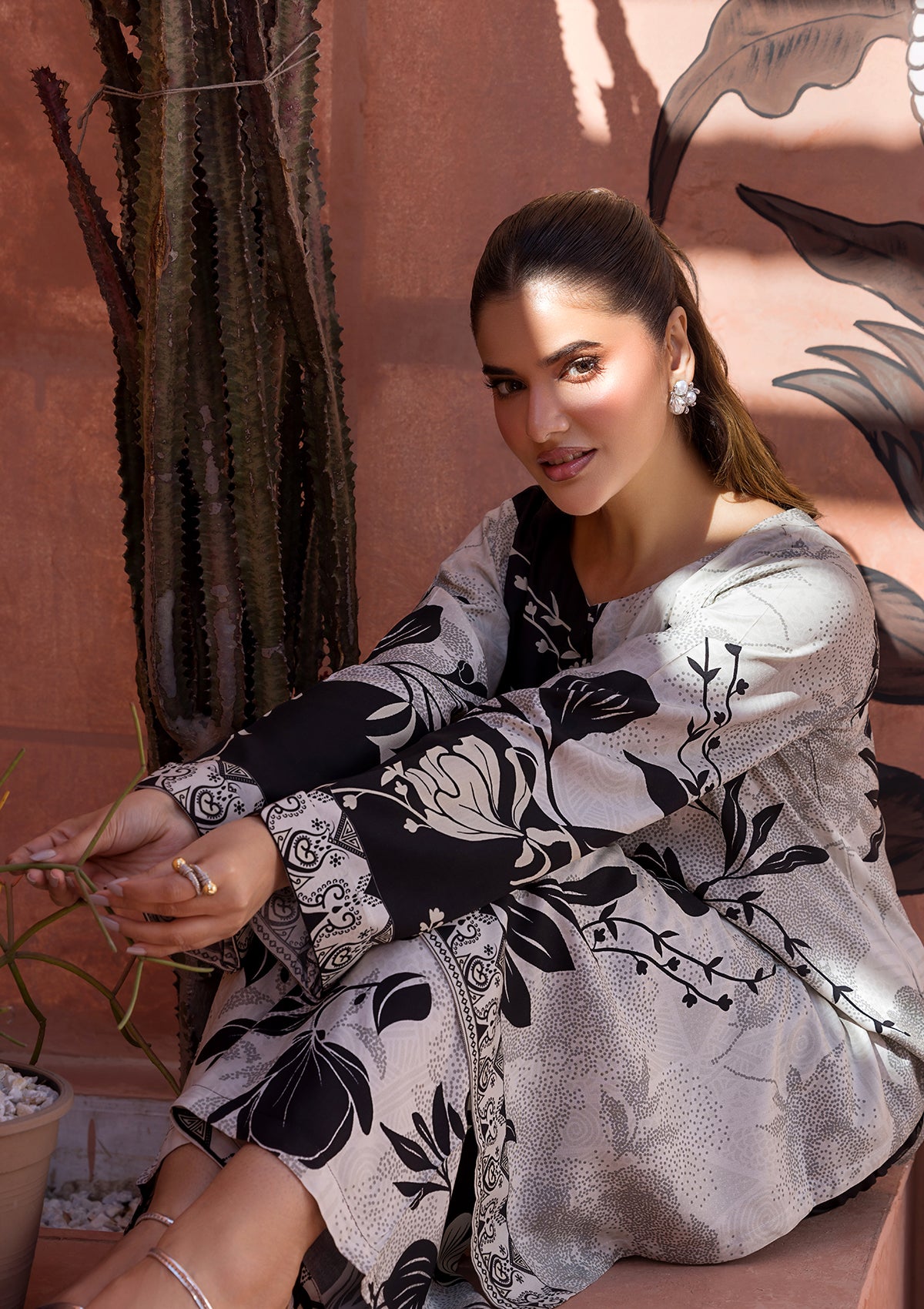 PRINTED LAWN BT006685-BWI