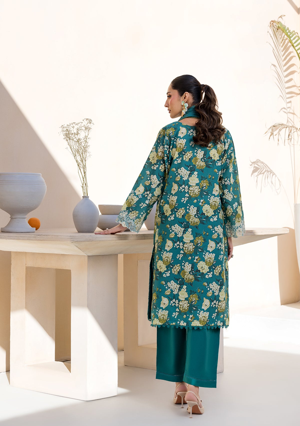 PRINTED CHICKENKARI LAWN BT006697-CGR