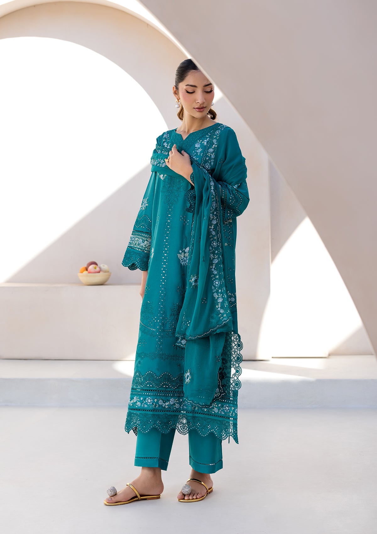 LUXURY Embroidered LAWN BT006719-SGN