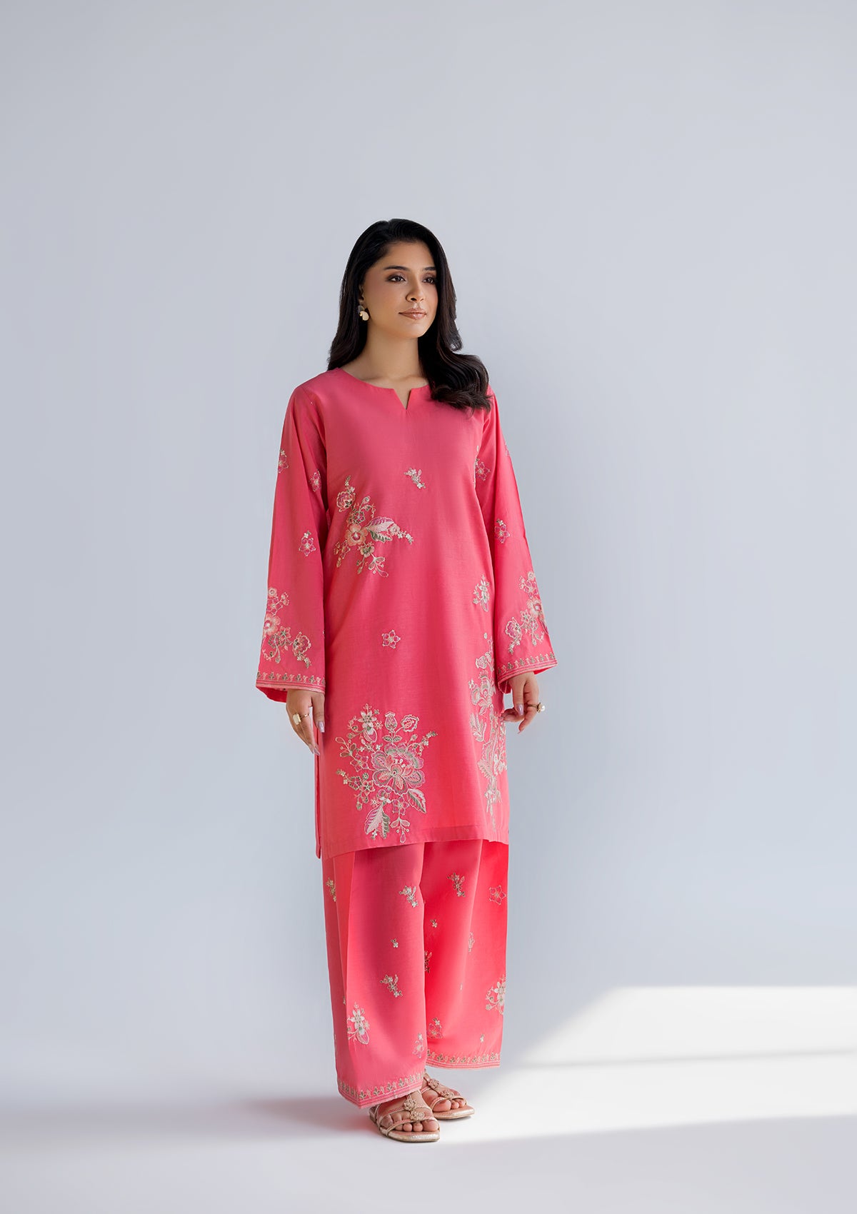 EMBROIDERED COTTON BT006686-PNK