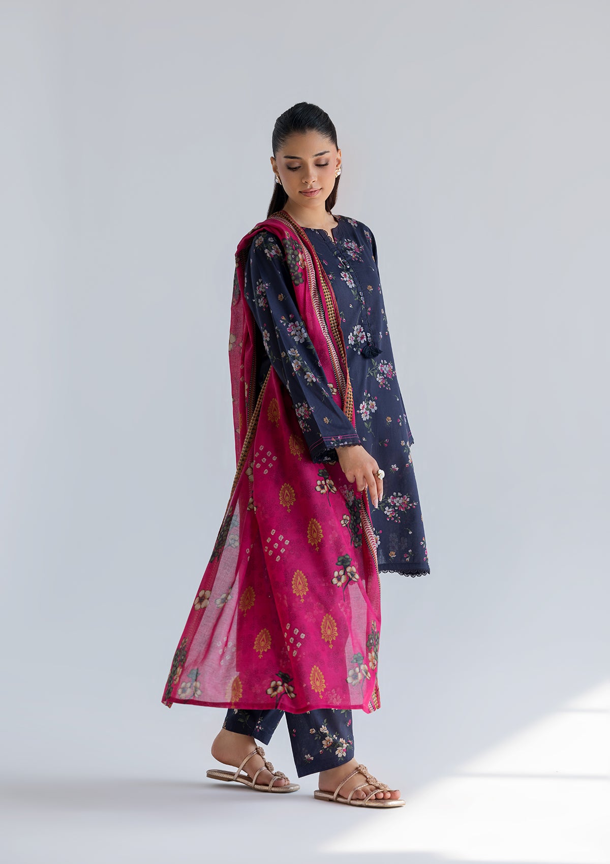 PRINTED LAWN BT006760-NVB