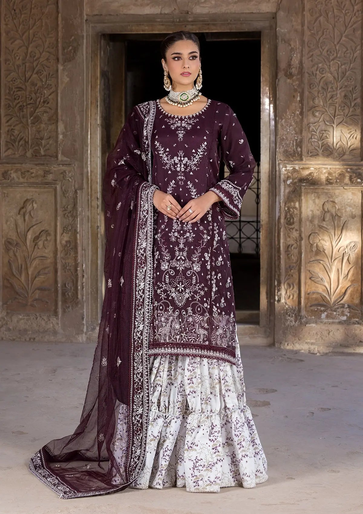 Embroidered Organza BT-25-01 Bin Tayyab