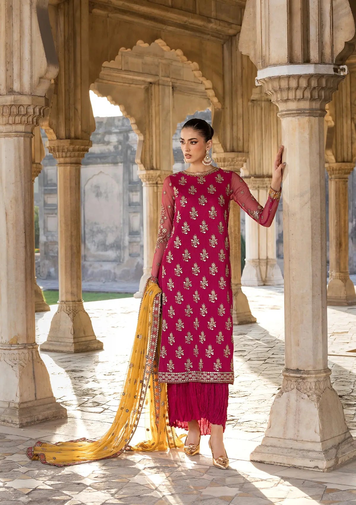 EMBROIDERED NET BT-6572 Bin Tayyab