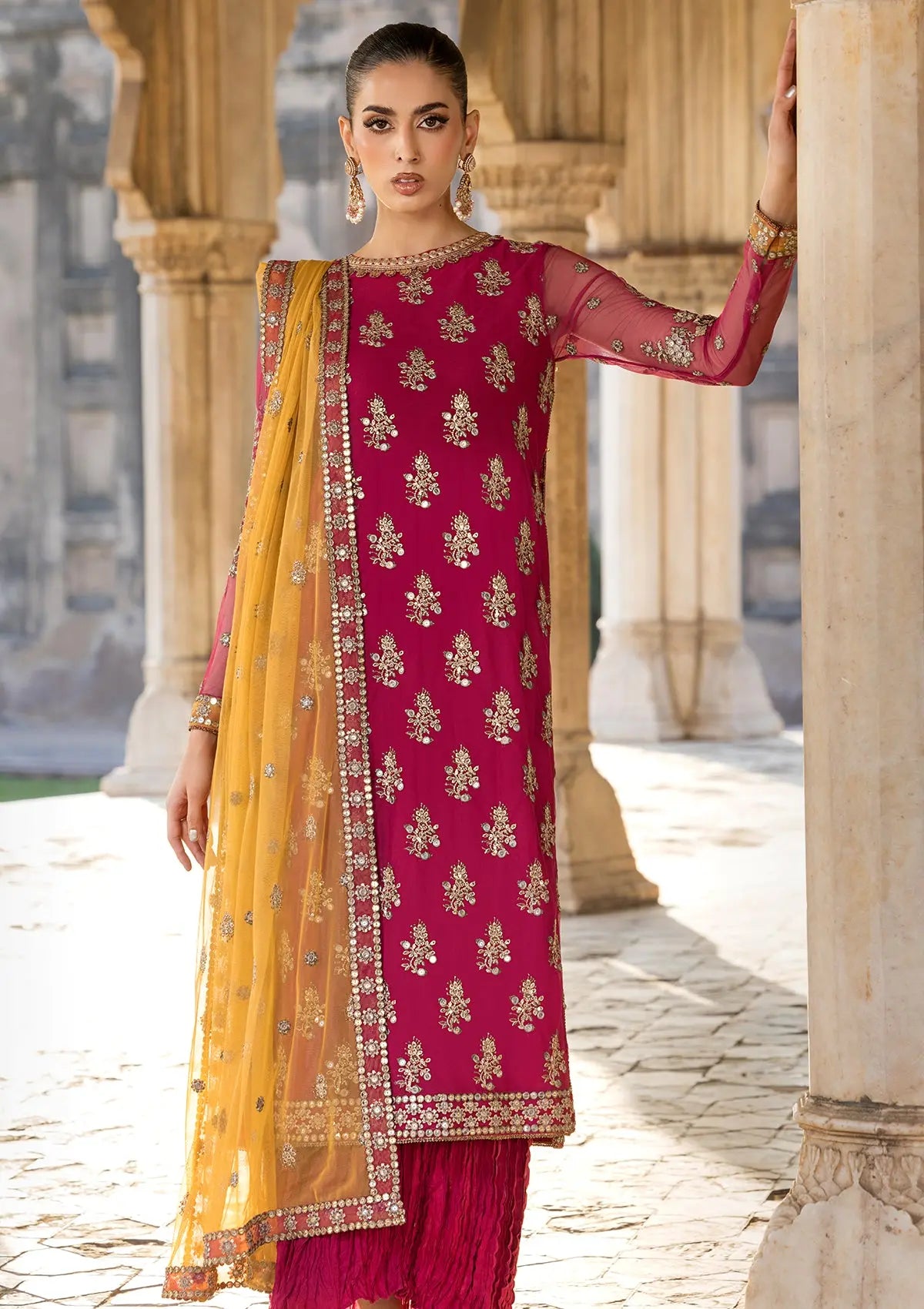 EMBROIDERED NET BT-6572 Bin Tayyab