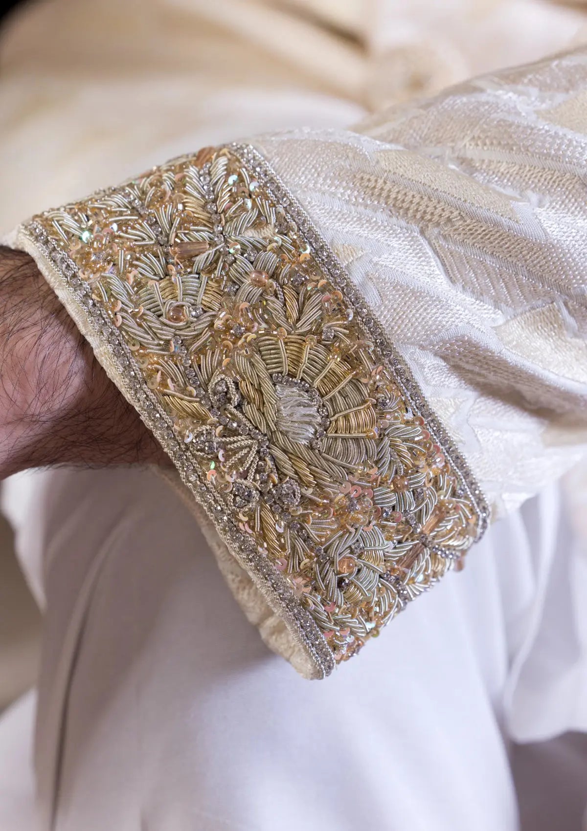 Bin Tayyab Sherwani (TD-1746) WHITE Bin Tayyab