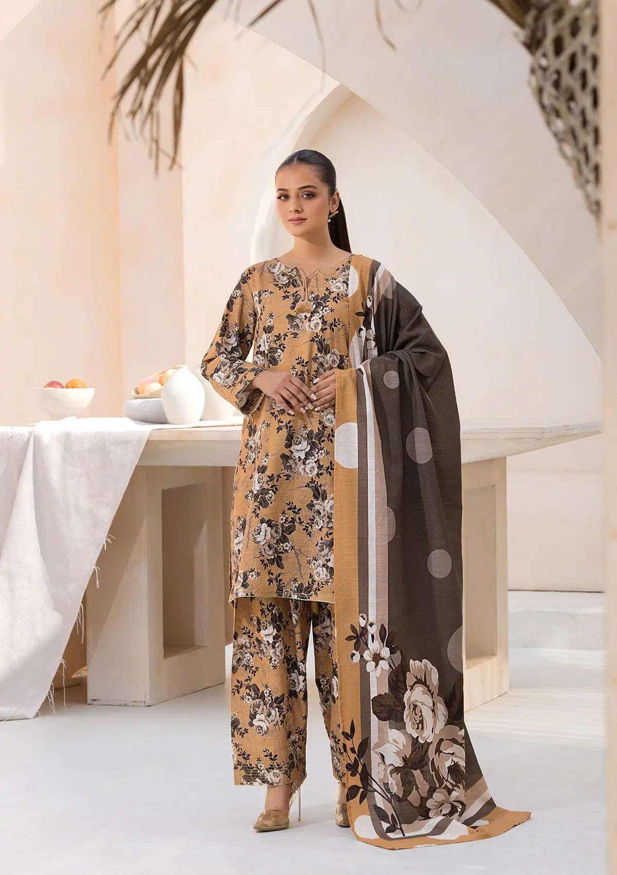 PRINTED KHADDAR BT6526-CPR-47 Bin Tayyab