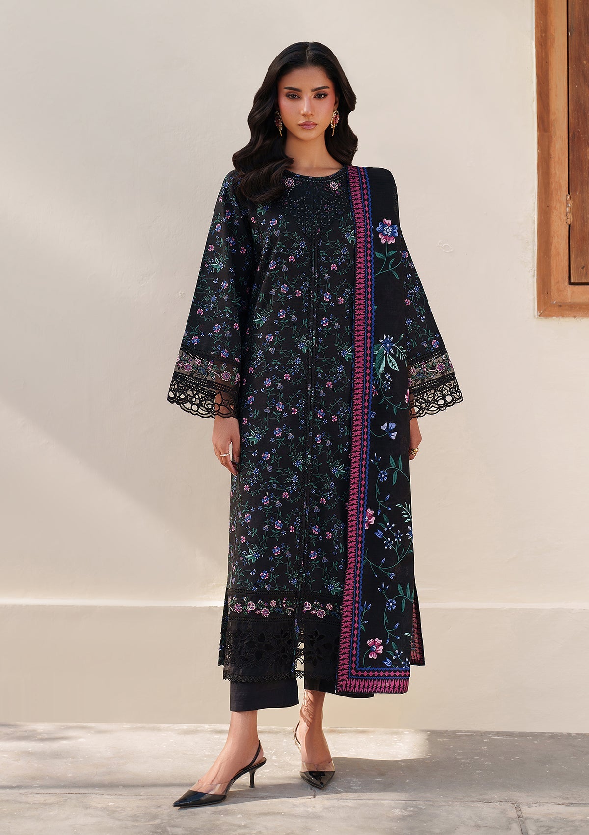 Embroidered Khaddar BT6565-BLK Bin Tayyab