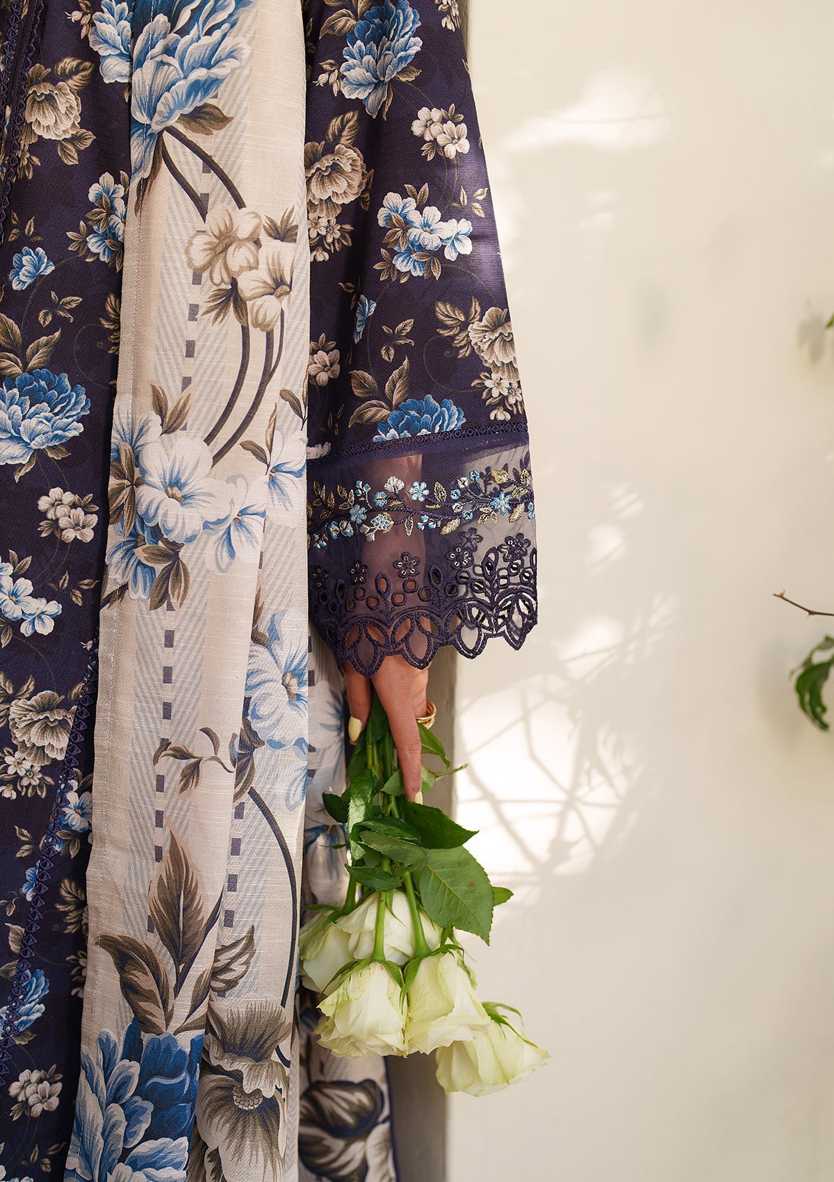 Embroidered Khaddar BT6565-NBL Bin Tayyab