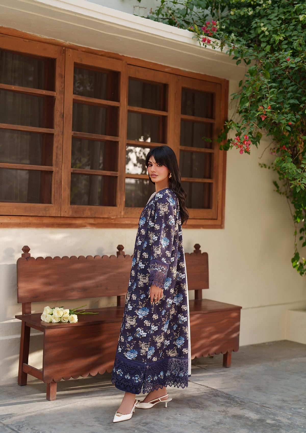 Embroidered Khaddar BT6565-NBL Bin Tayyab