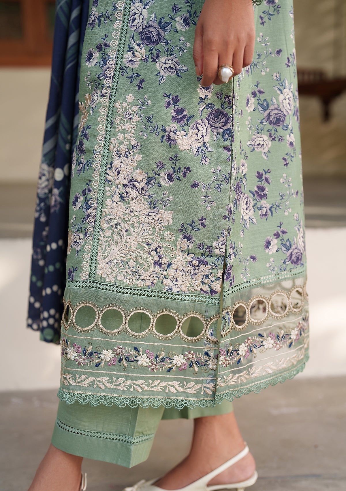 Embroidered Khaddar BT6552-GRN Bin Tayyab