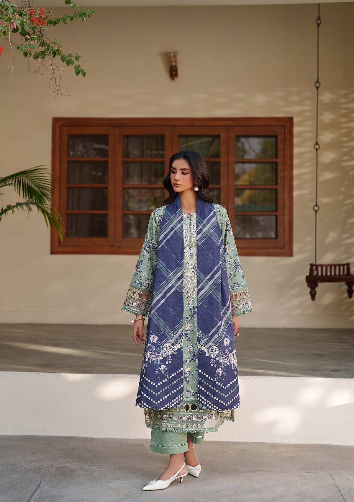 Embroidered Khaddar BT6552-GRN Bin Tayyab