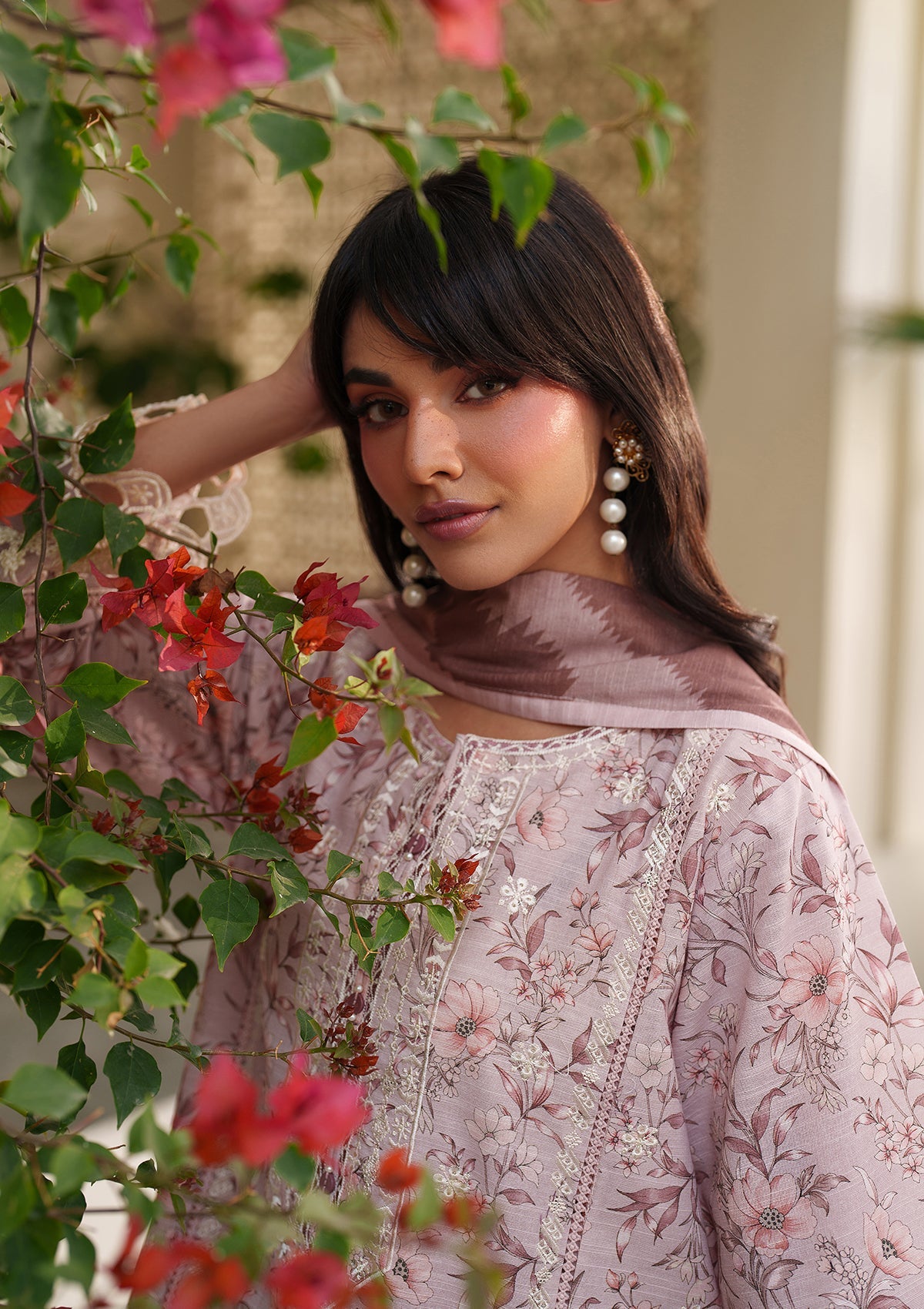 Embroidered Khaddar BT6552-PCH Bin Tayyab