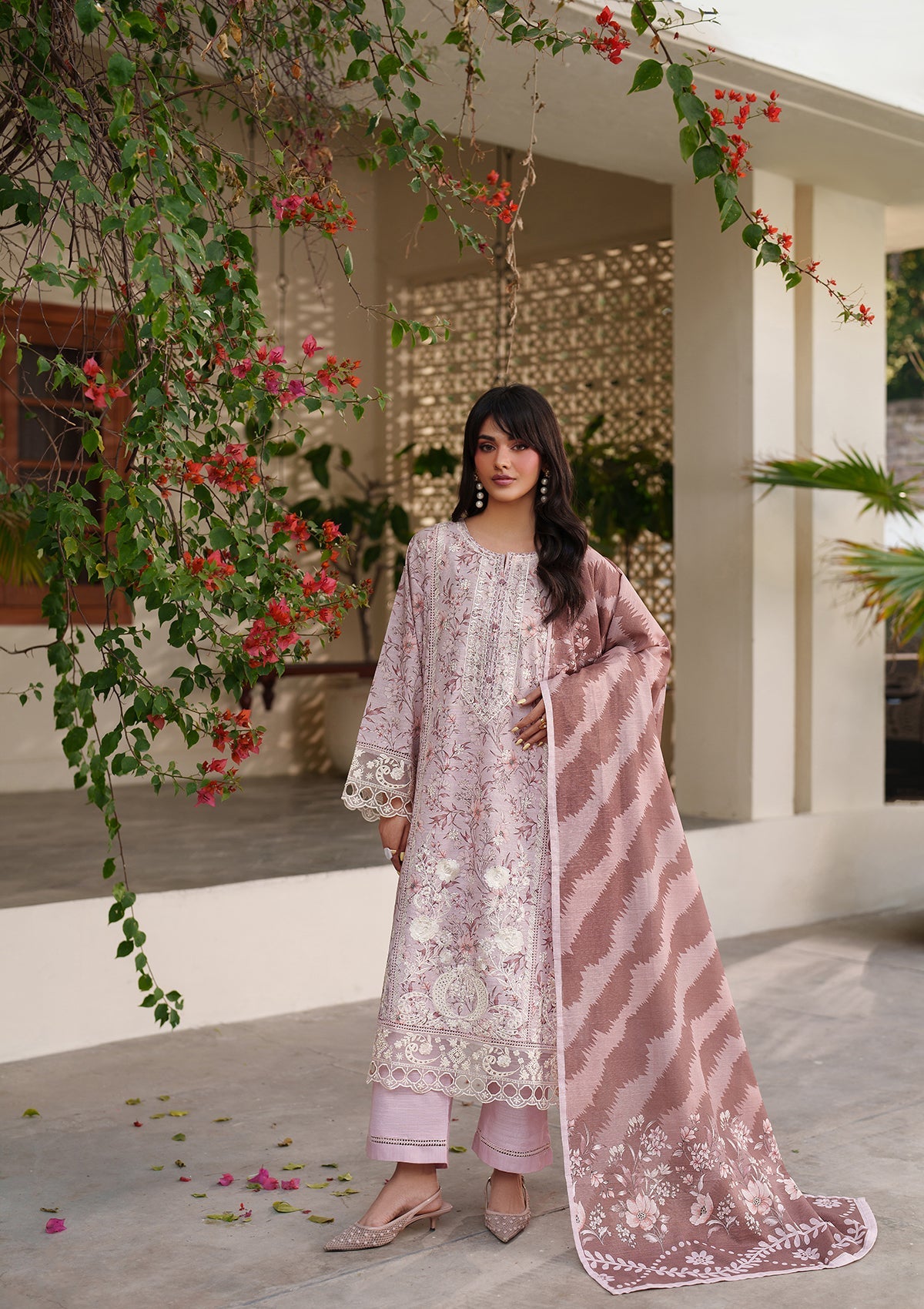 Embroidered Khaddar BT6552-PCH Bin Tayyab