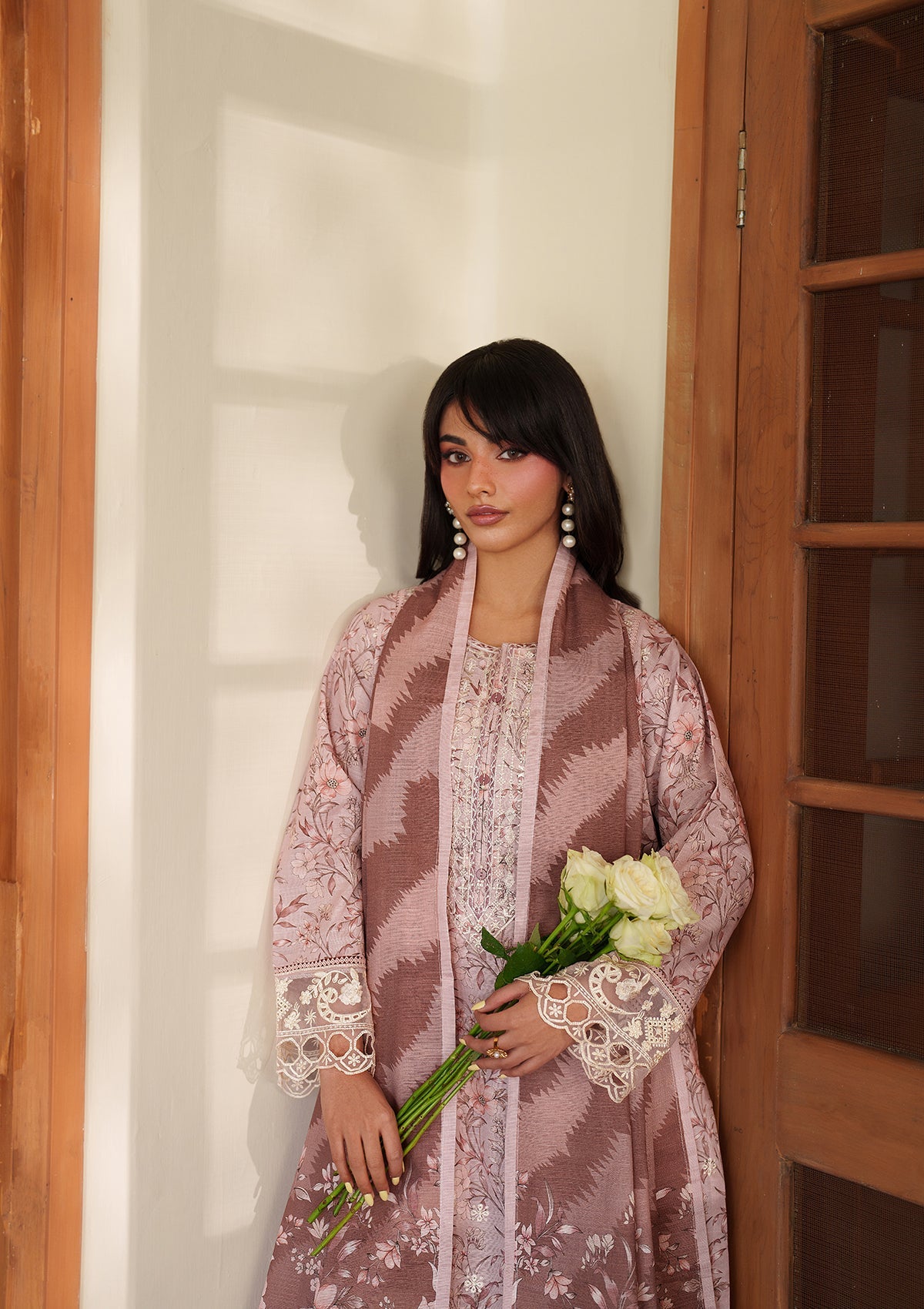 Embroidered Khaddar BT6552-PCH Bin Tayyab