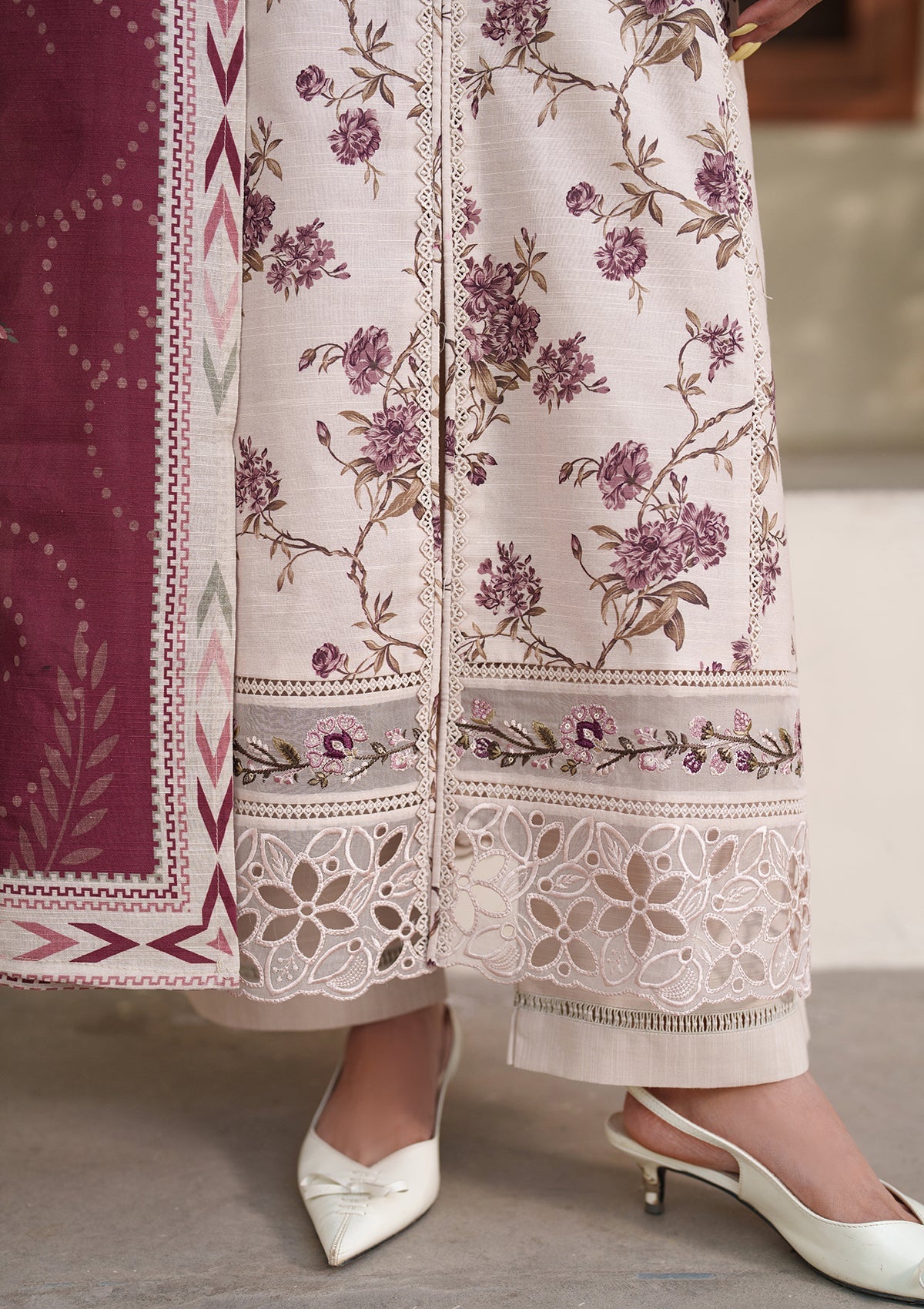 Embroidered Khaddar BT6565-SKPR Bin Tayyab