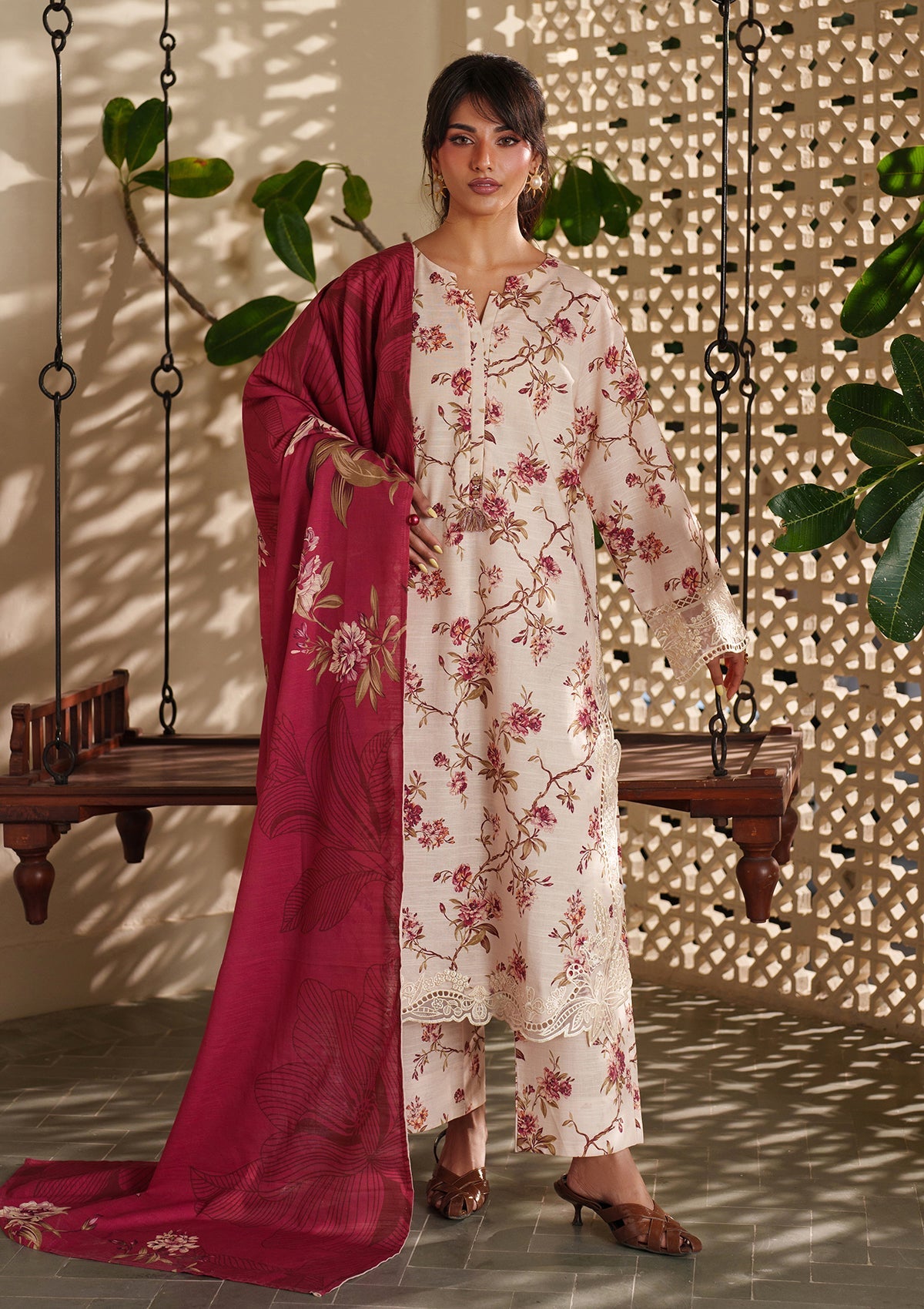 Embroidered Khaddar BT6552-SKPR Bin Tayyab