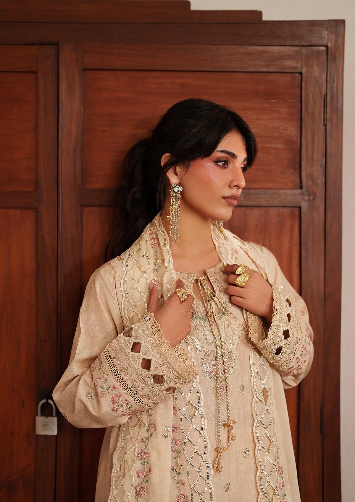 Embroidered Lawn BT6573-SKN Bin Tayyab