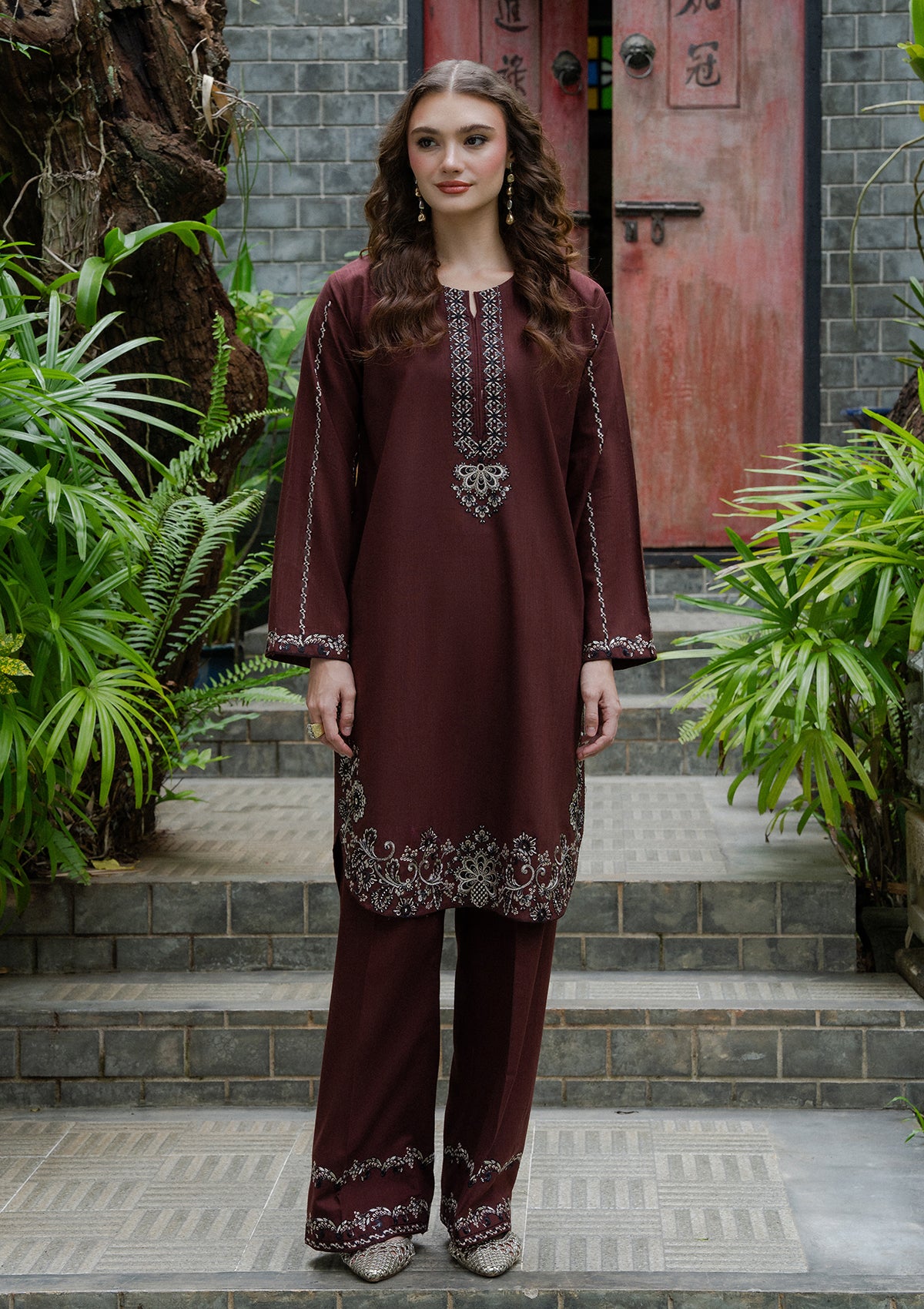 Embroidered Khaddar BT006929-CHY