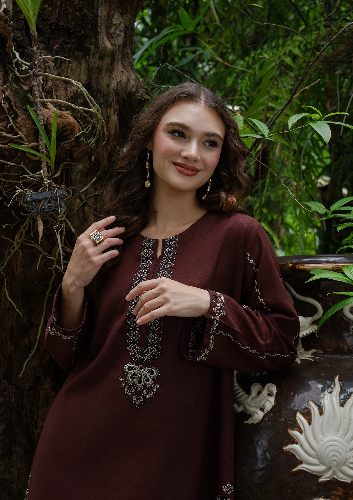 Embroidered Khaddar BT006929-CHY
