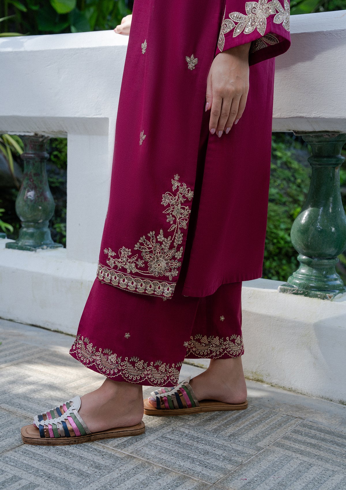 Embroidered Khaddar BT006929-MRN