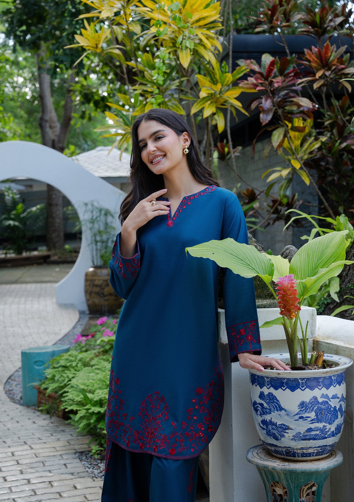 Embroidered Khaddar BT006931-ZNC