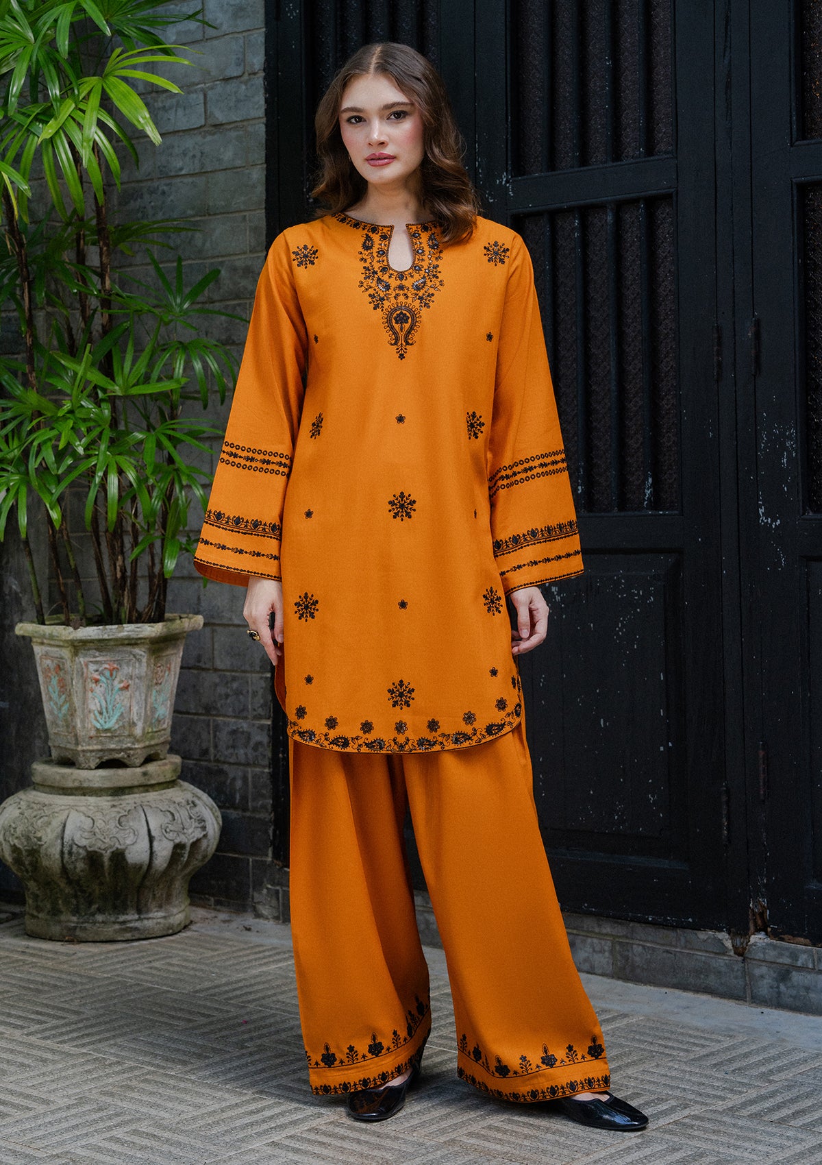 Embroidered Khaddar BT006931-MRD