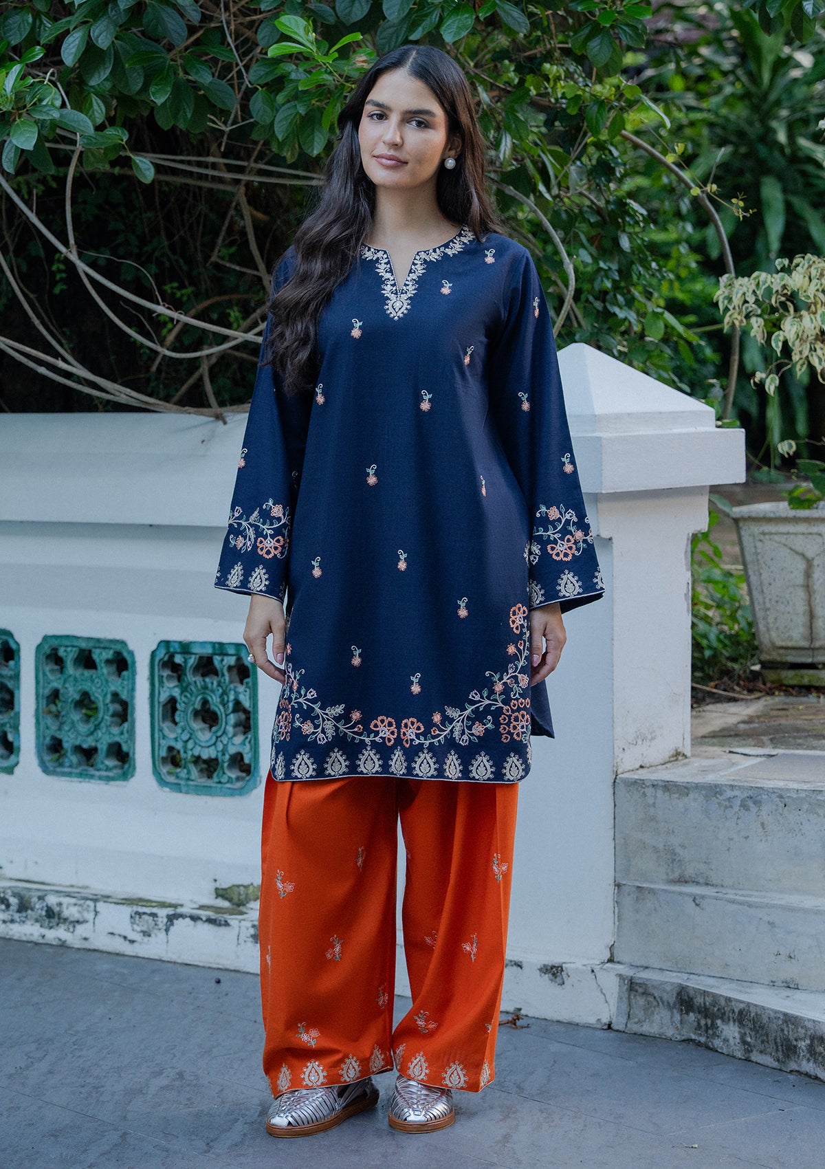 Embroidered Khaddar BT006931-NVB