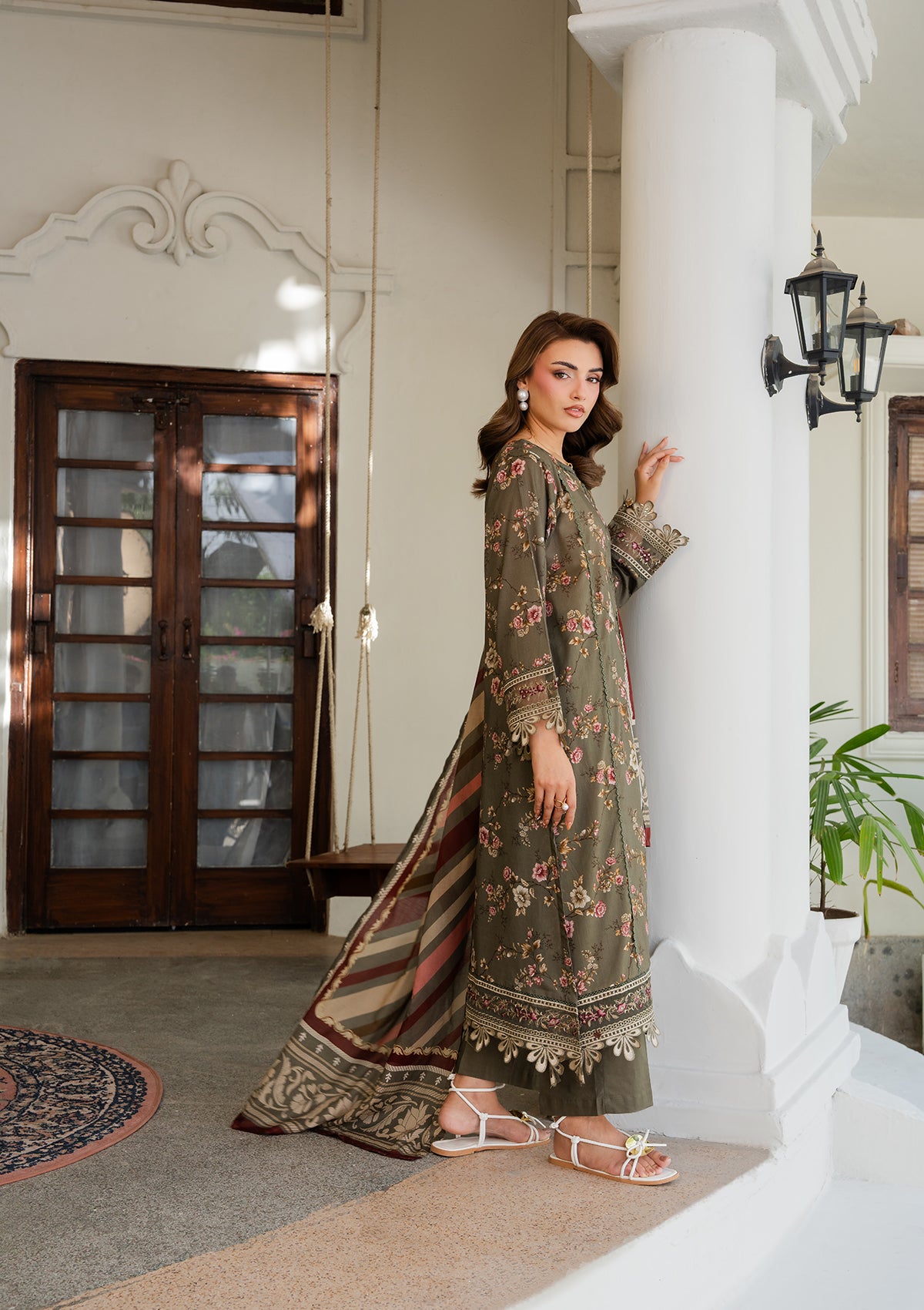 EMBROIDERED Lawn BT006887-GRN