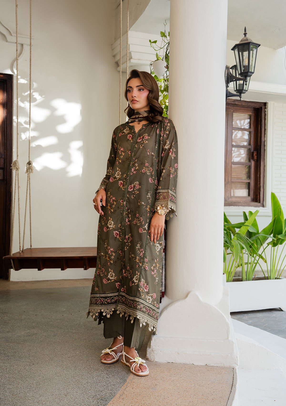 EMBROIDERED Lawn BT006887-GRN