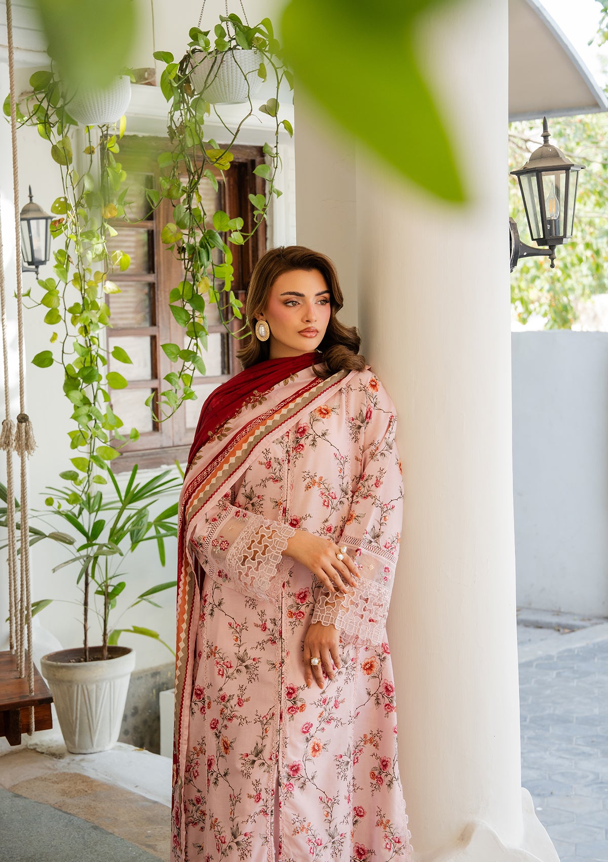 EMBROIDERED Lawn BT006887-PNK