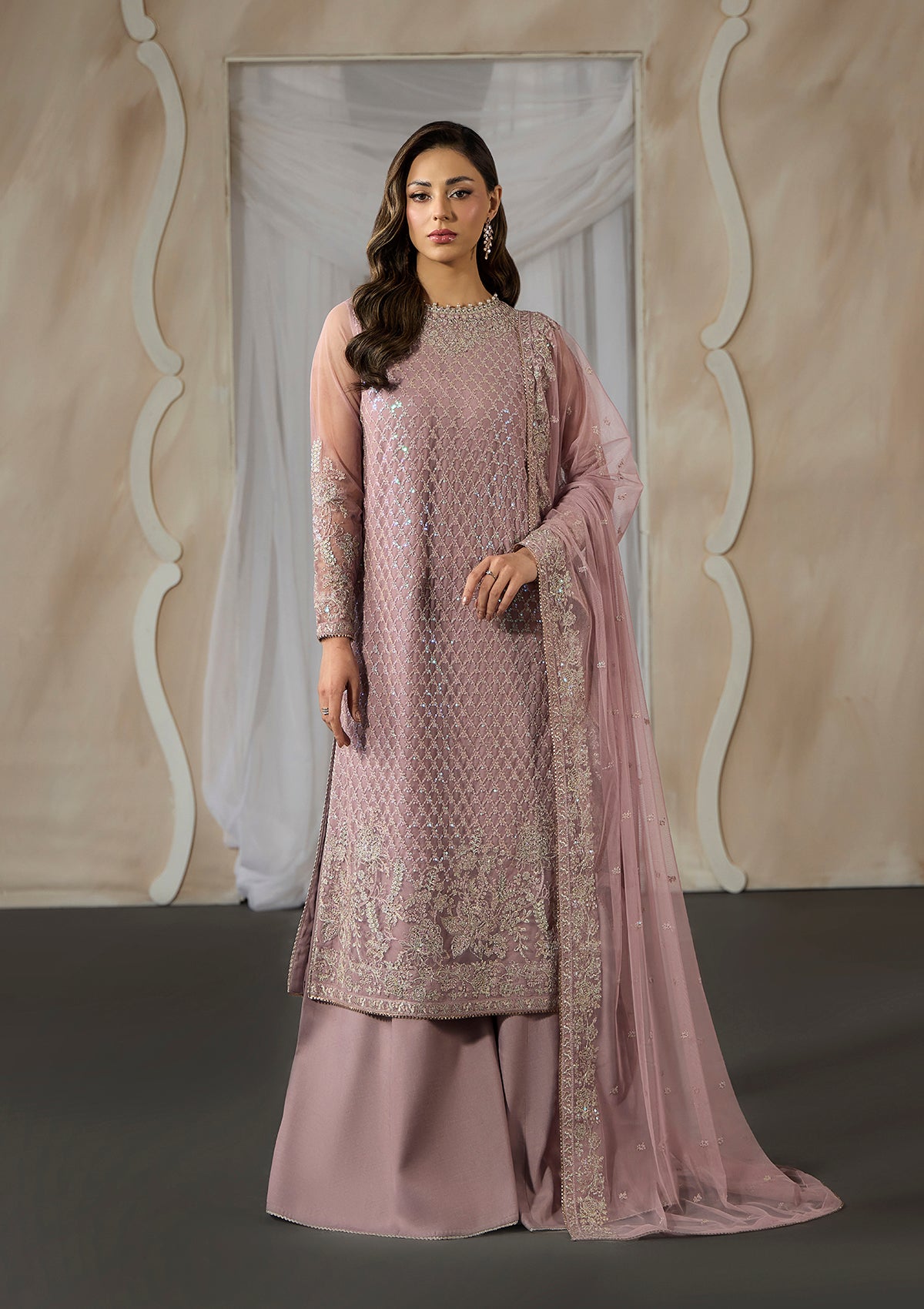 Embroidered Net BT006698-LPK