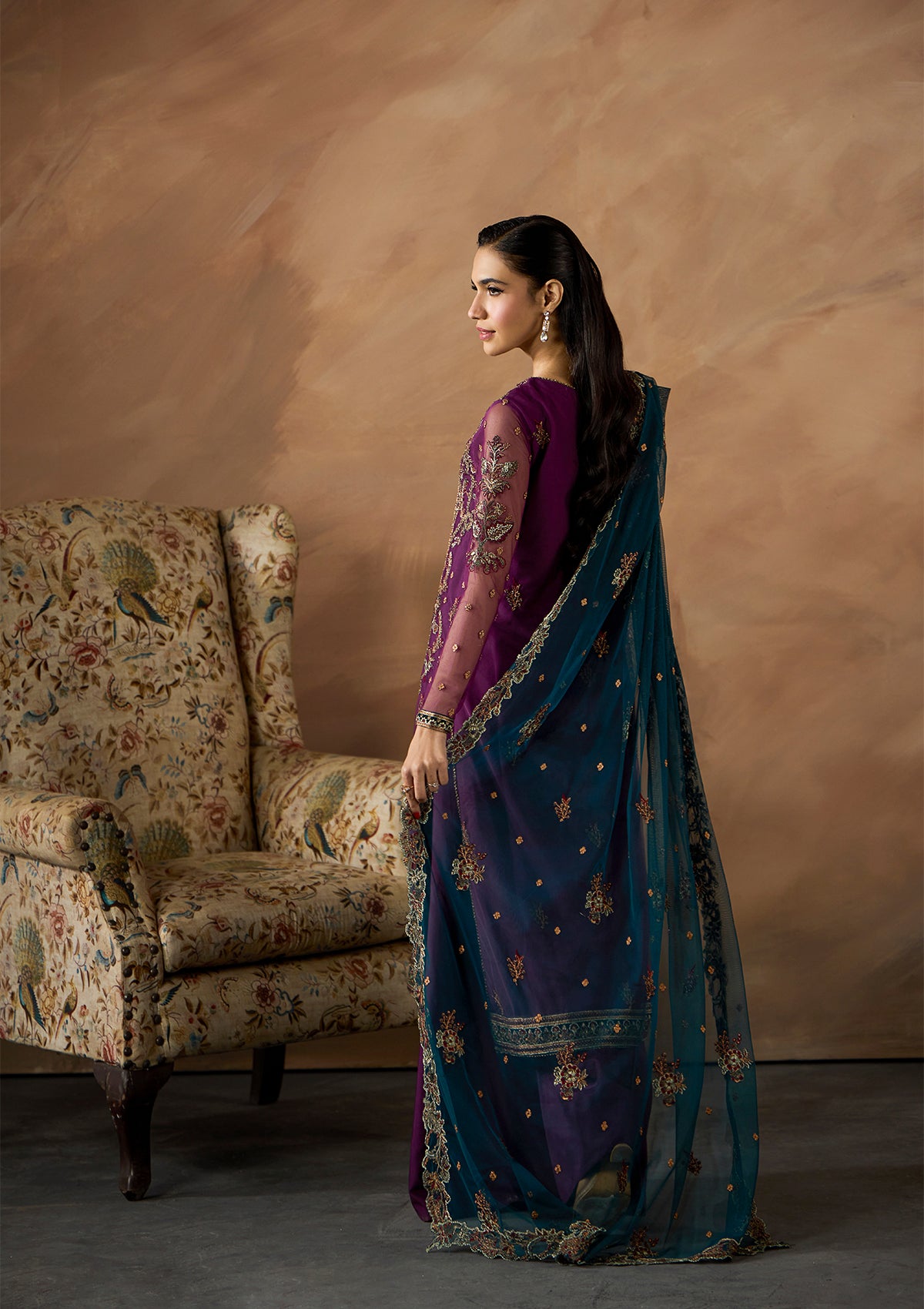 Embroidered Net BT6680-BTB BT6688-PRP