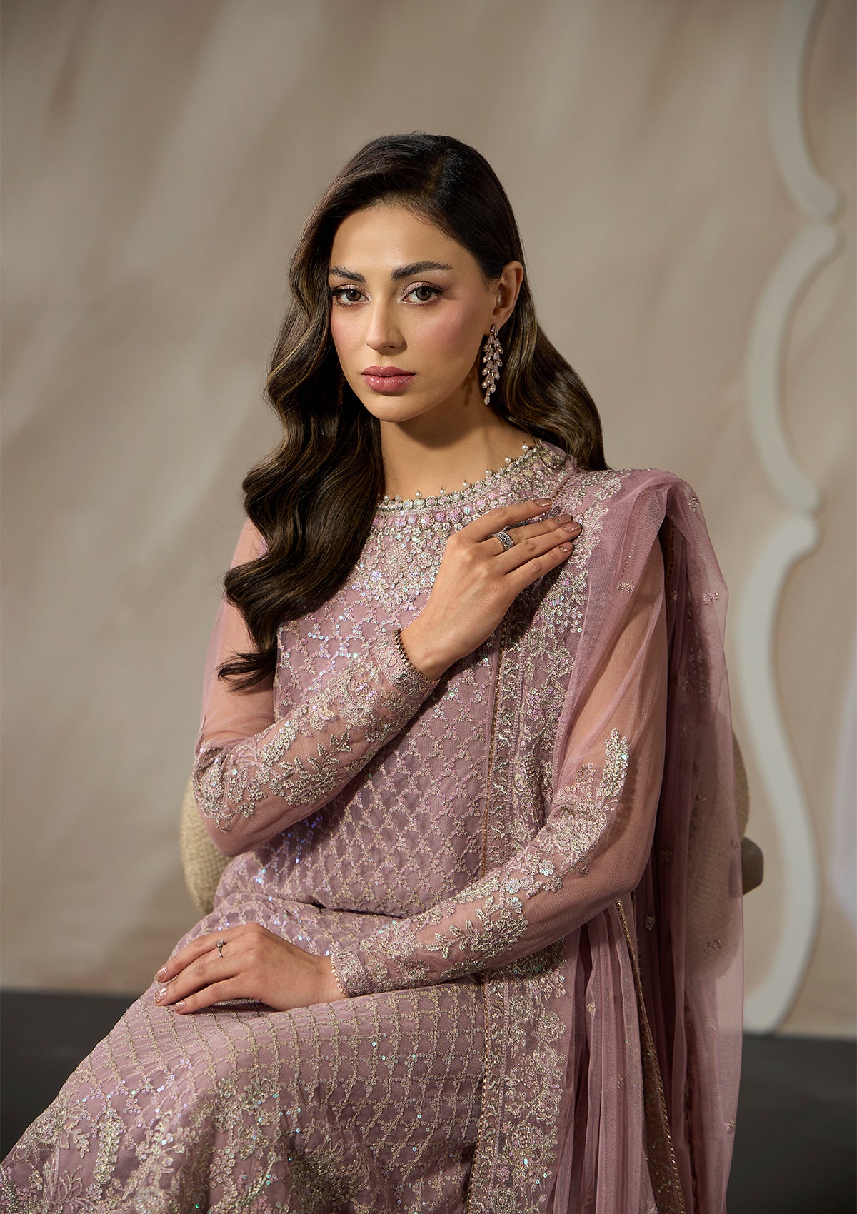 Embroidered Net BT006698-LPK