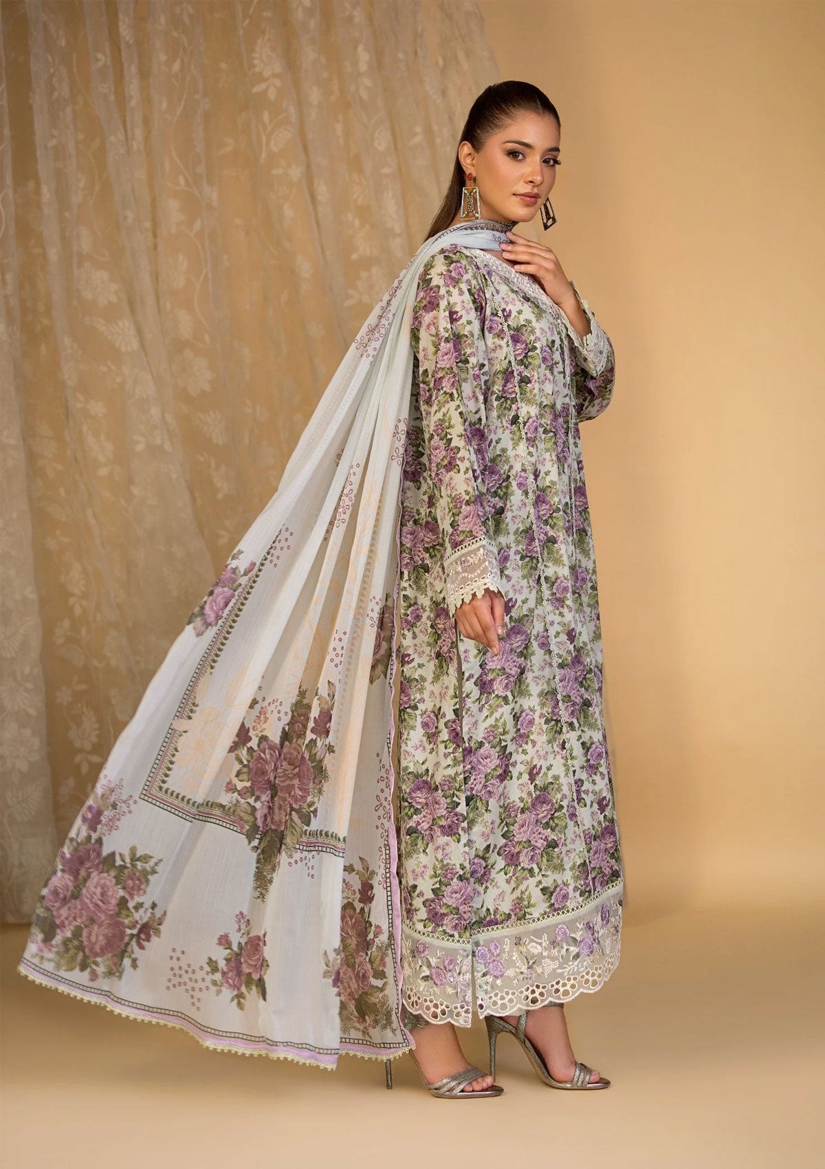 Printed Embroidered Khaddar BT006620-PST