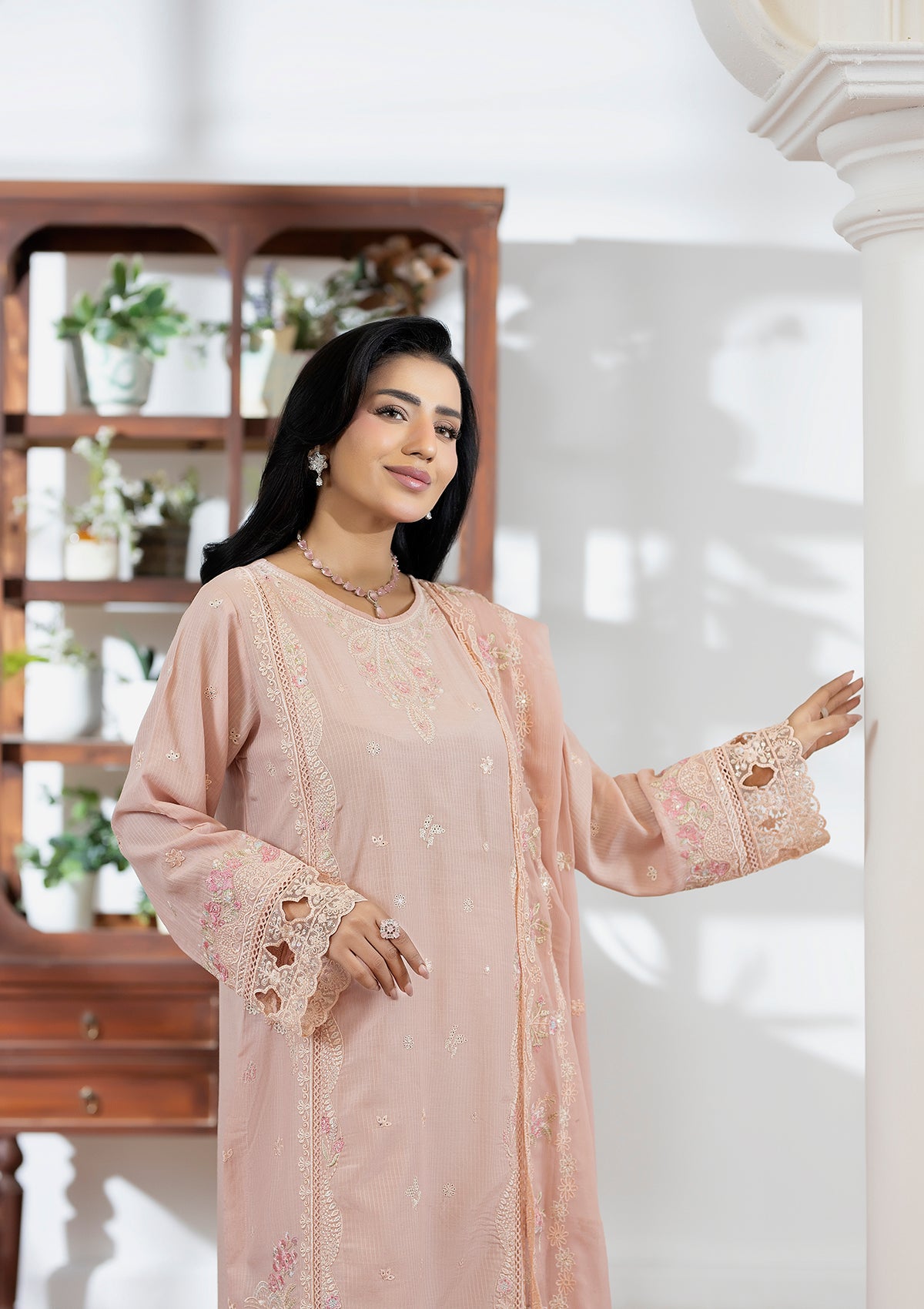 Embroidered Viscose BT006604-LPK