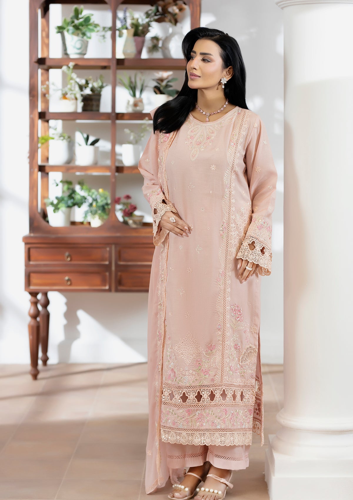 Embroidered Viscose BT006604-LPK