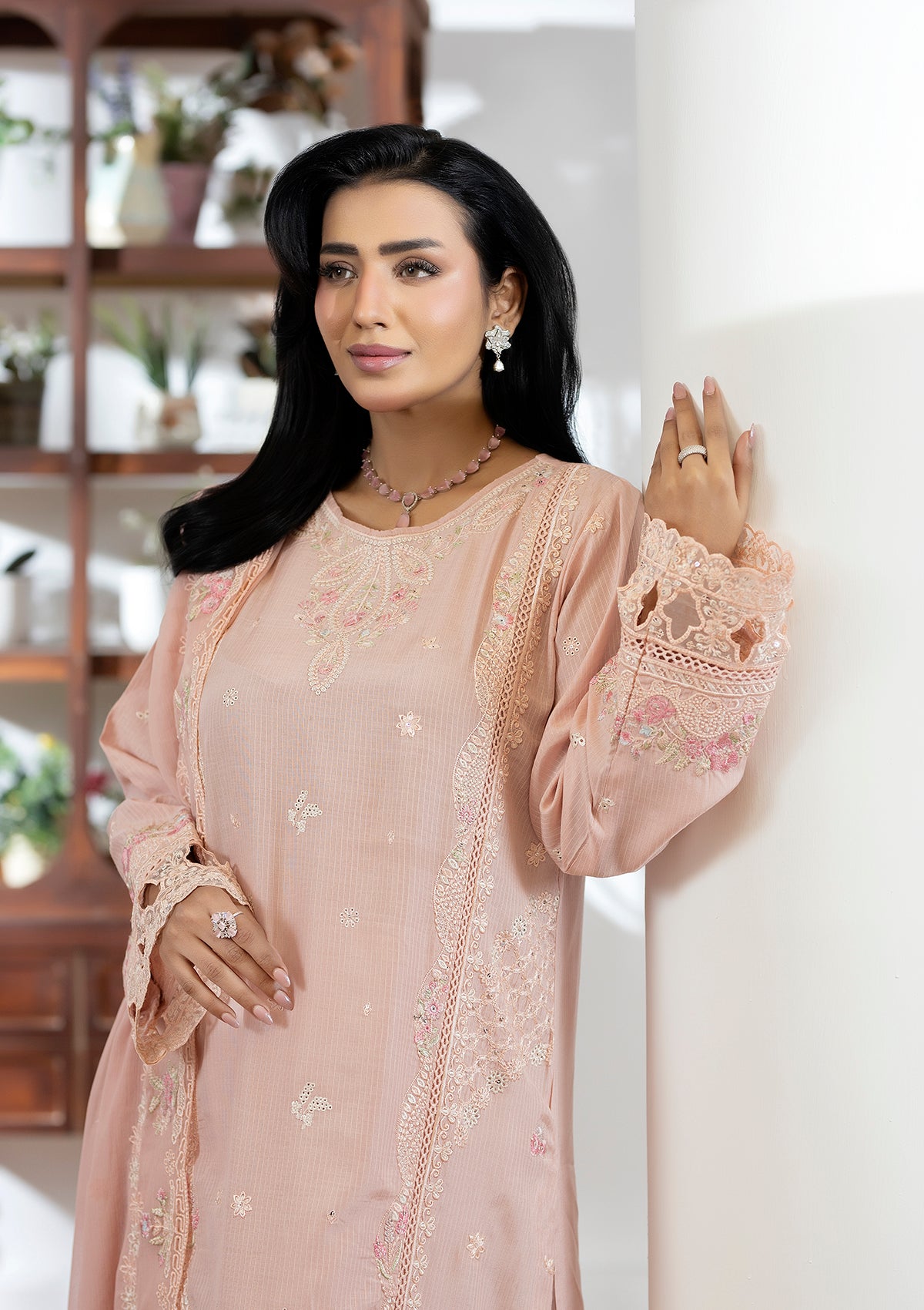 Embroidered Viscose BT006604-LPK