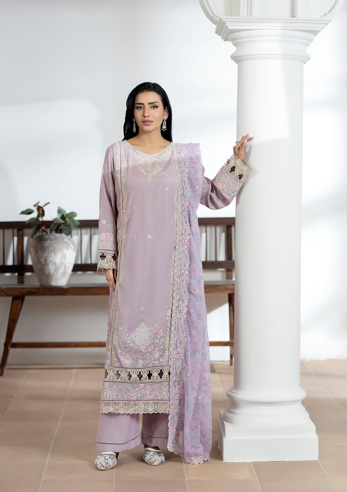 Embroidered Viscose BT006604-LPR