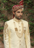 Bin Tayyab Sherwani (TD-1247-1) Cream