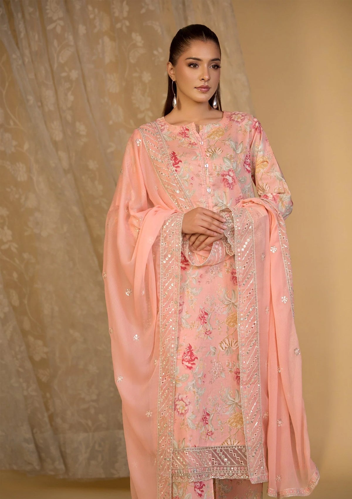 Embroidered Lawn BT006285-PNK