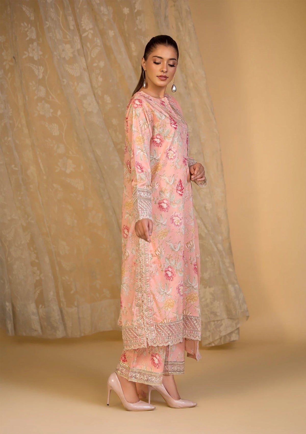 Embroidered Lawn BT006285-PNK