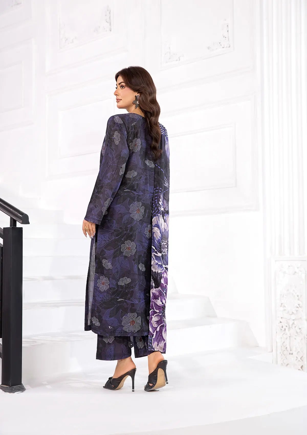 PRINTED LAWN BT6370-BLK Bin Tayyab