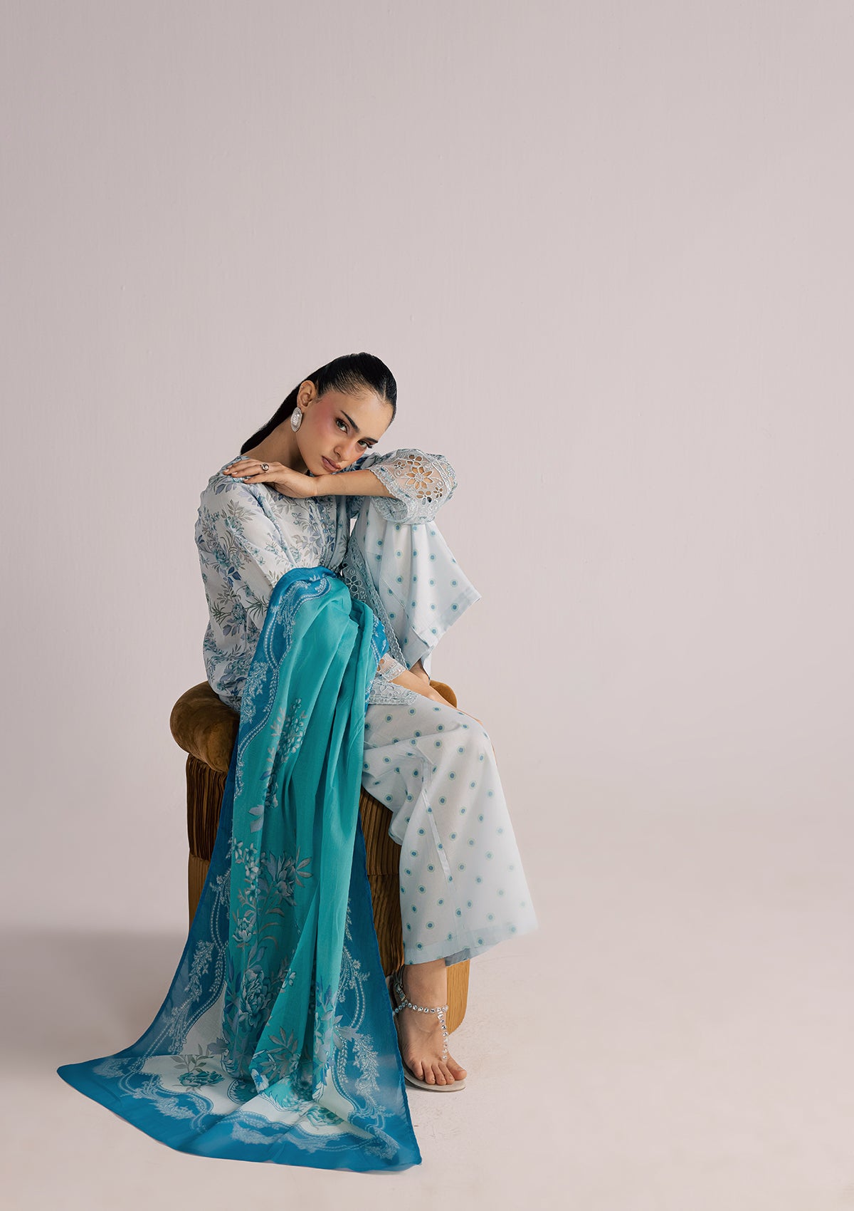 PRINTED KHADDAR BT007010-SBL