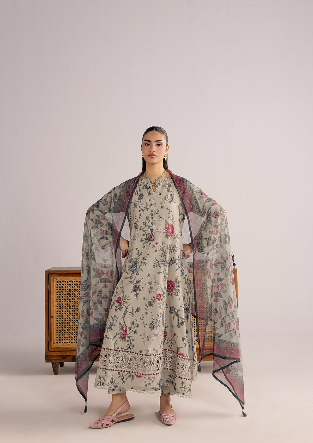 PRINTED KHADDAR BT007018-GRY