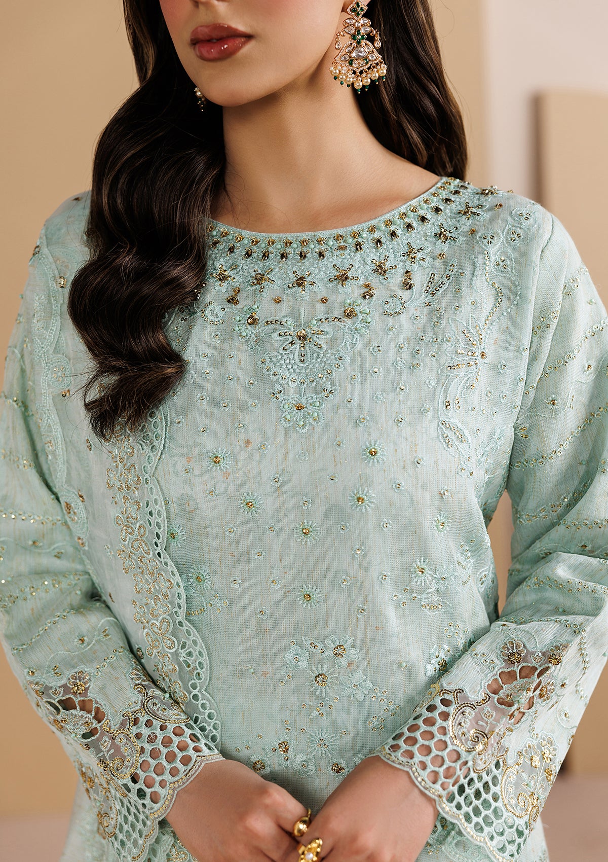 EMBROIDERED KHADDINET BT006754-AQA